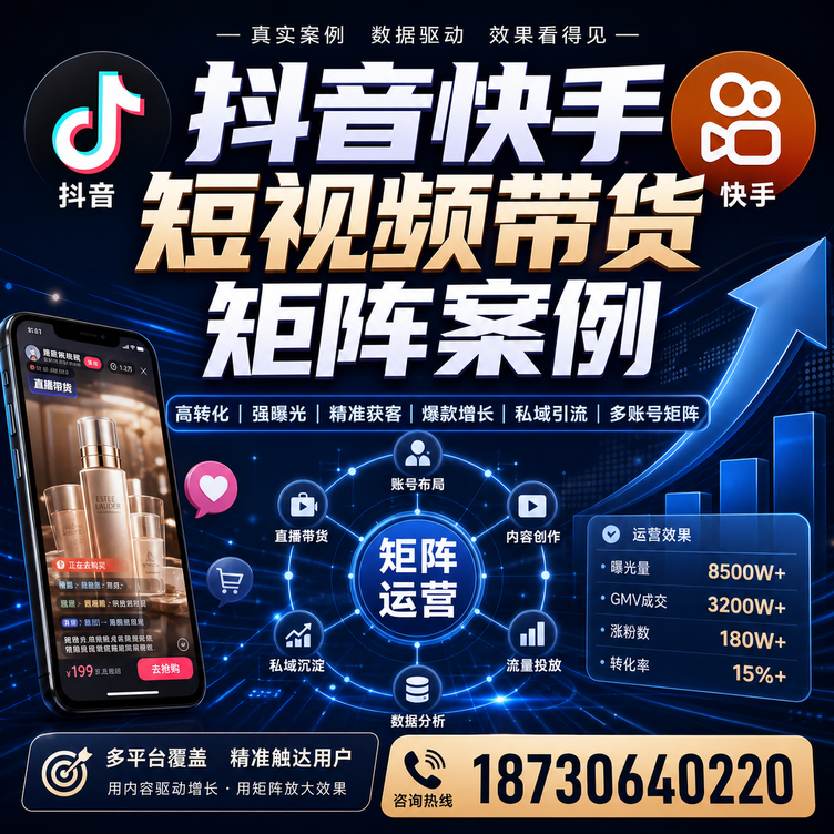 泰安短视频带货团队多平台矩阵自动分发案例